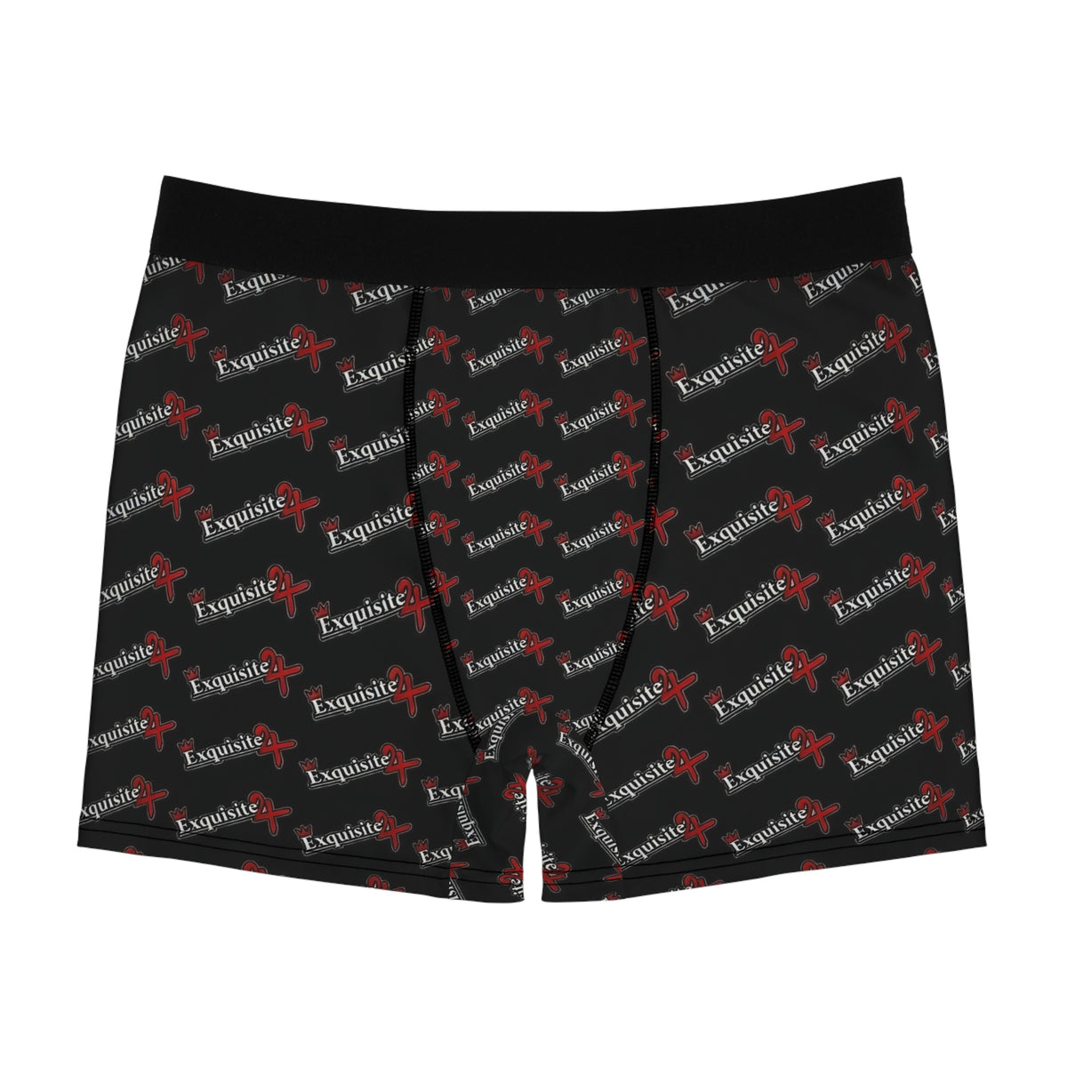 Black 'Exquisite 24' All-Over Print Boxer Briefs