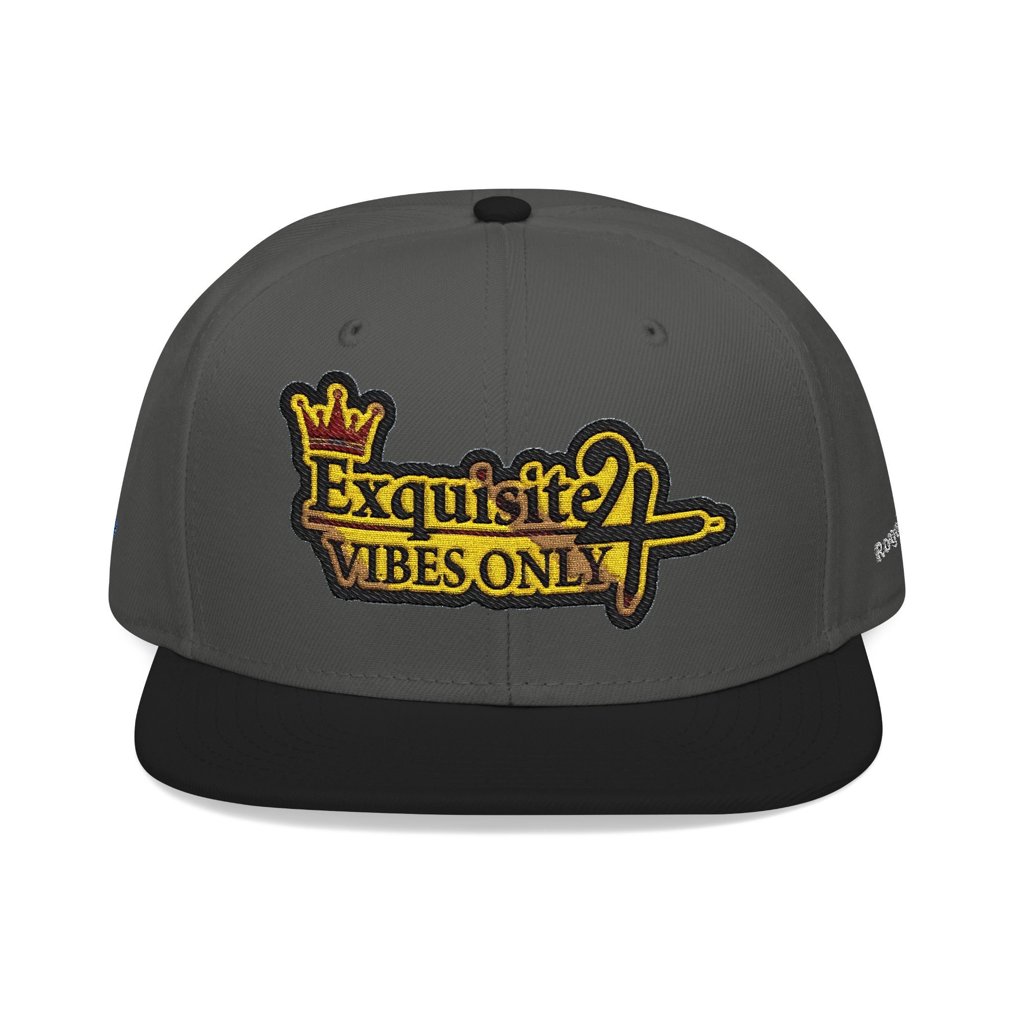 Exquisite 24 VIBES ONLY Embroidered Snapback Hat — Vintage Script Logo Streetwear Cap