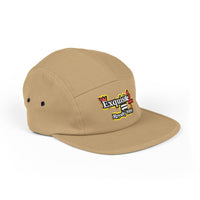 Embroidered 5-Panel Cap — 'Exquisite 24' Logo Streetwear Hat