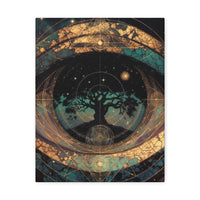 Mystic Eye Tree of Life Stretched Canvas