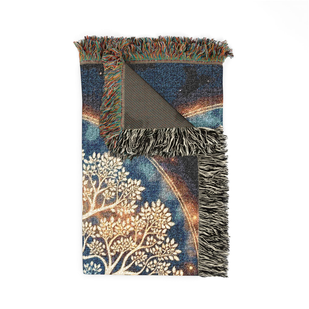 Tree of Life Woven Blanket