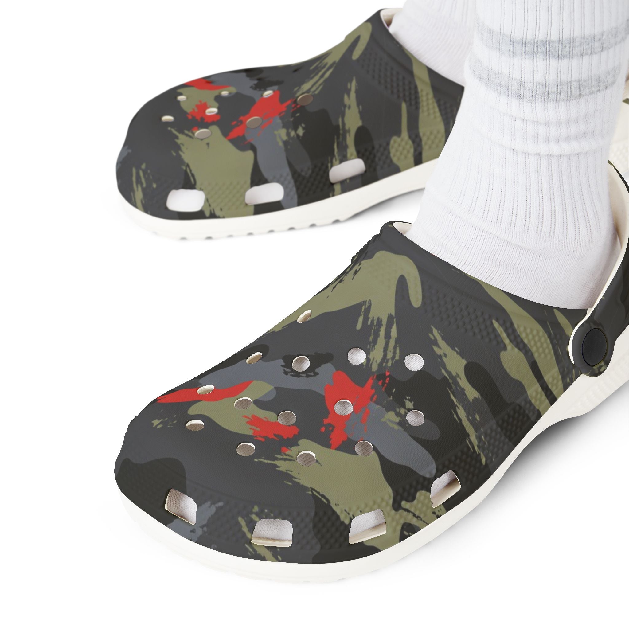 Camo Splash EVA Foam Clogs