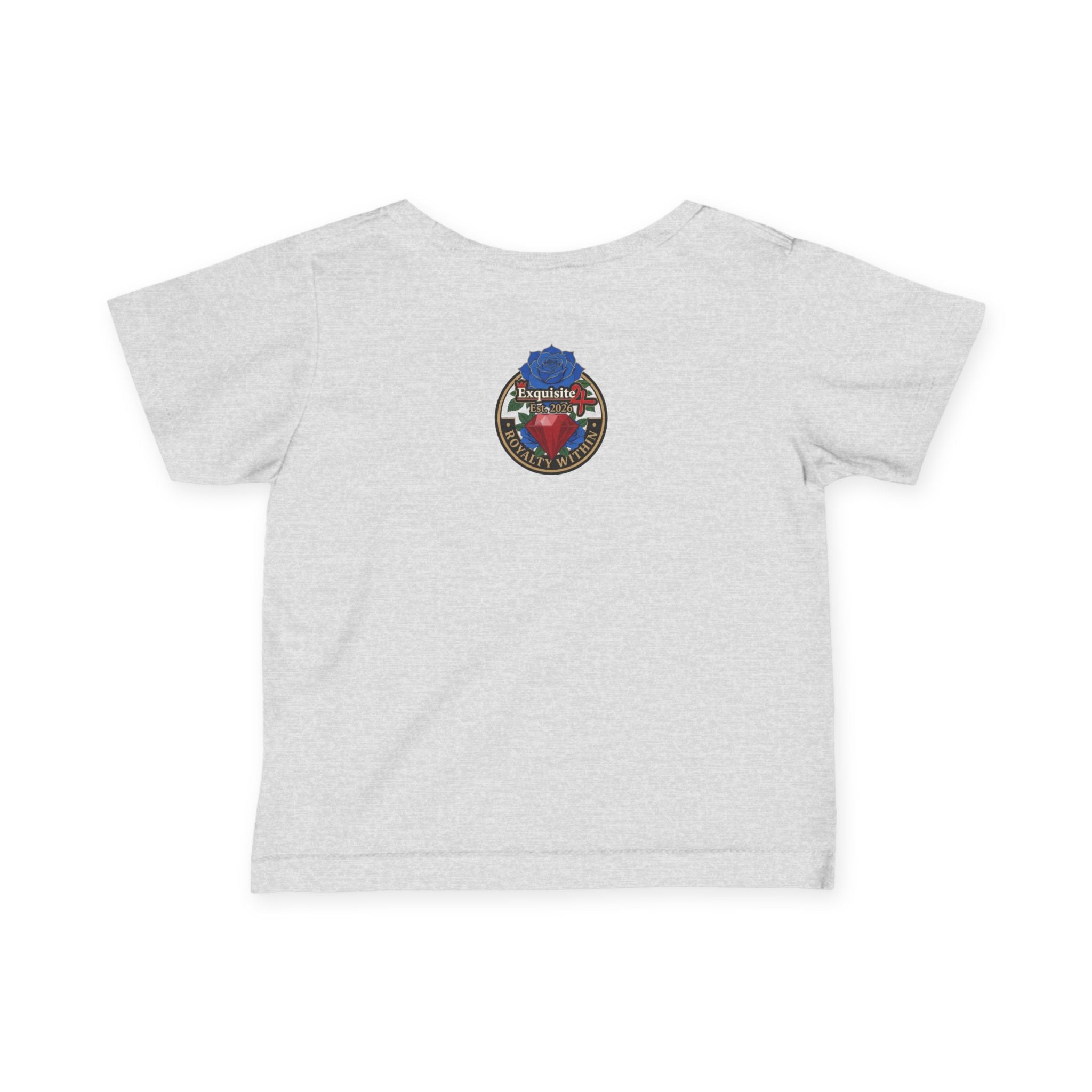 Infant Tee — "Daddy's Prince" Baby T‑Shirt with Crowned Angel Design