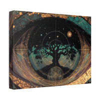 Mystic Eye Tree of Life Stretched Canvas