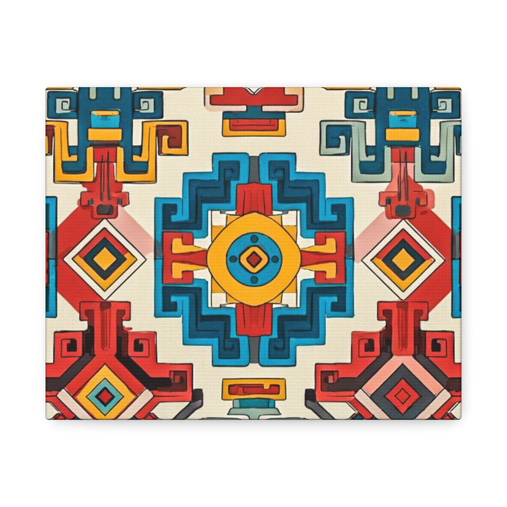 Southwestern Geometric Canvas Print