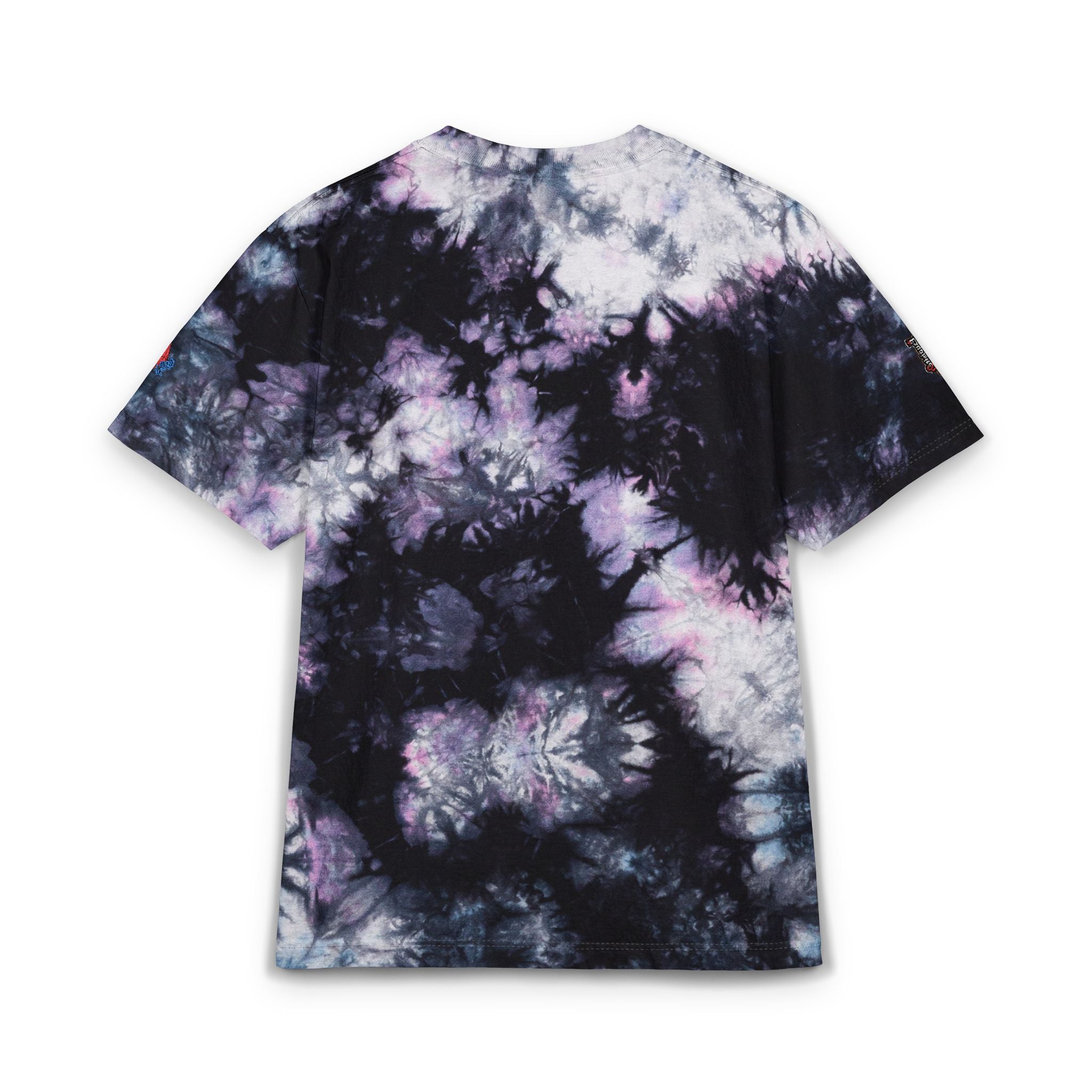 Tie-Dye Spiral 'Royal Within' Embroidered T-Shirt