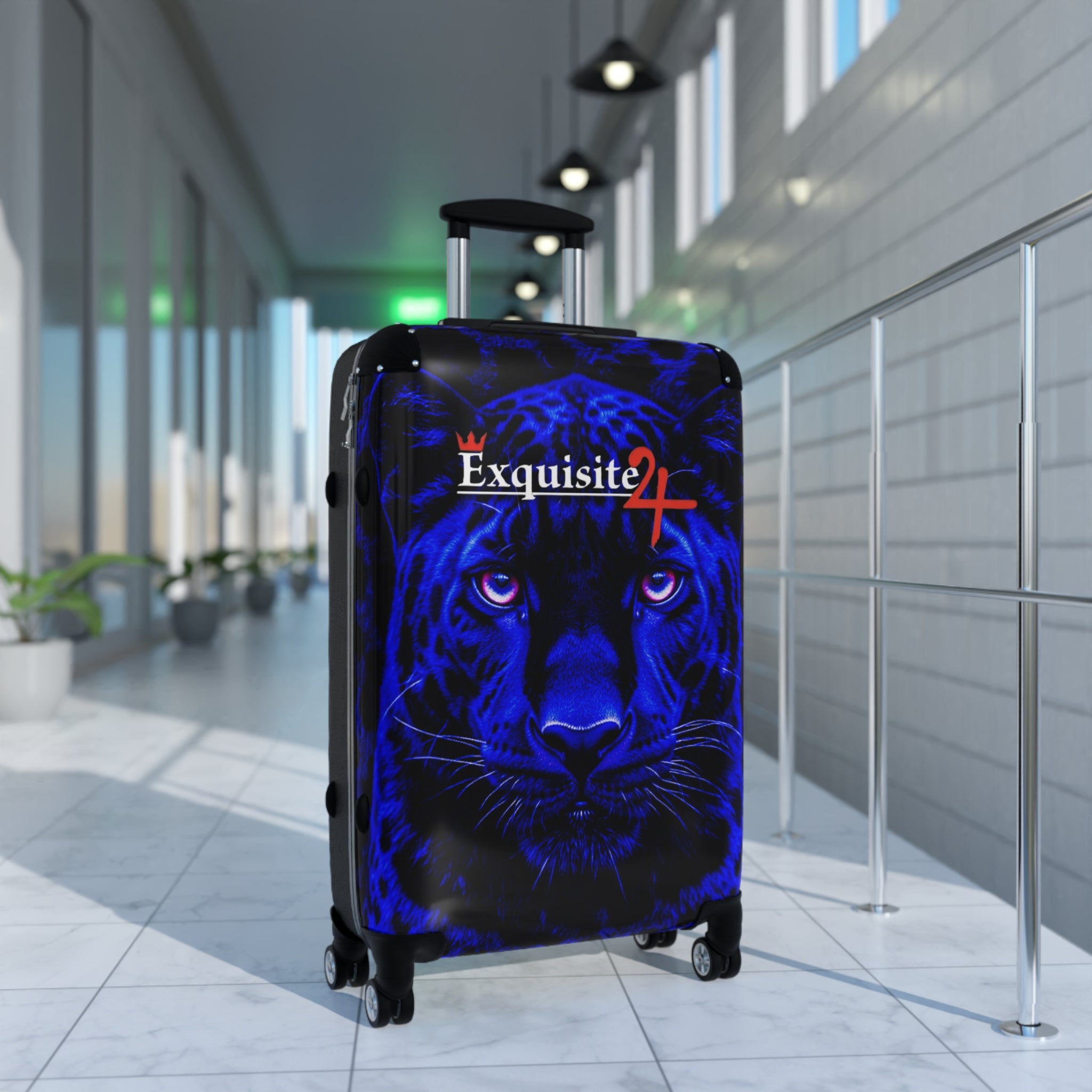 Blue Panther Carry-On Suitcase – Exquisite 24 Travel Luggage