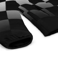Checkerboard Gradient Puffer Jacket