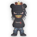 Crowned Grin Custom Shaped Pillow — Urban King Bear Character Plush