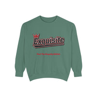 Exquisite 'Feel The Royalty Within' Sweatshirt — Crown Emblem Garment-Dyed Crewneck