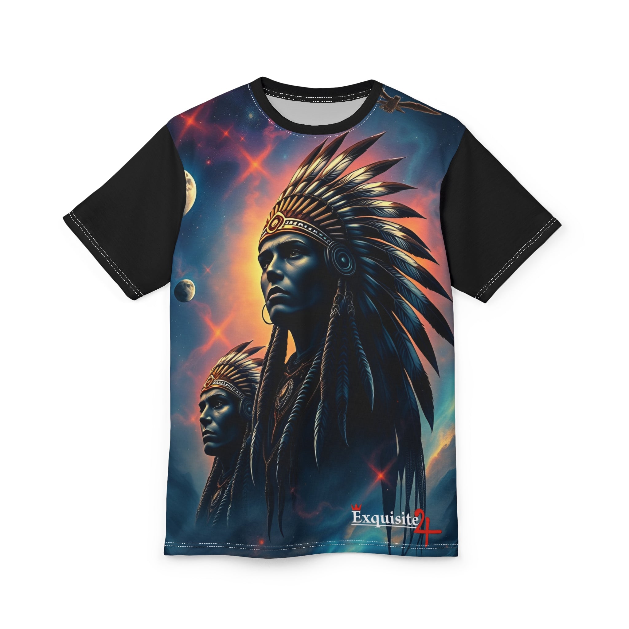 Celestial Native Portrait All-Over Print Tee