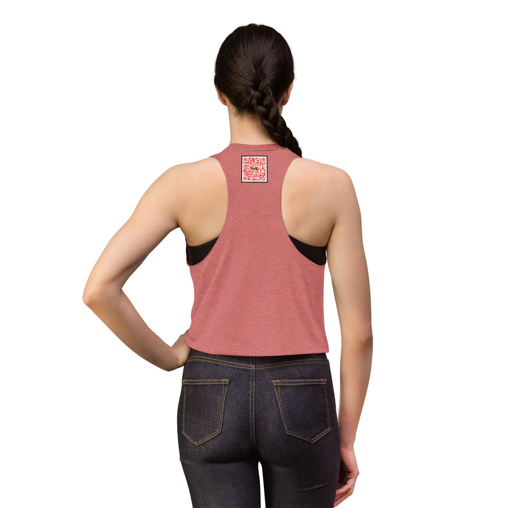 Women's Crop Top — Urban Bear King Graphic Crop Tank