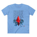 Ezekiel 28:13 Ruby Blue Roses Graphic Tee