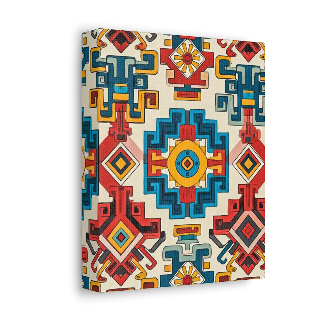 Southwestern Geometric Canvas Print