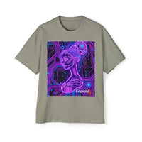 Cyberpunk Goddess Graphic Tee Oversized Men's T-Shirt