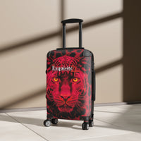 Red Leopard Suitcase