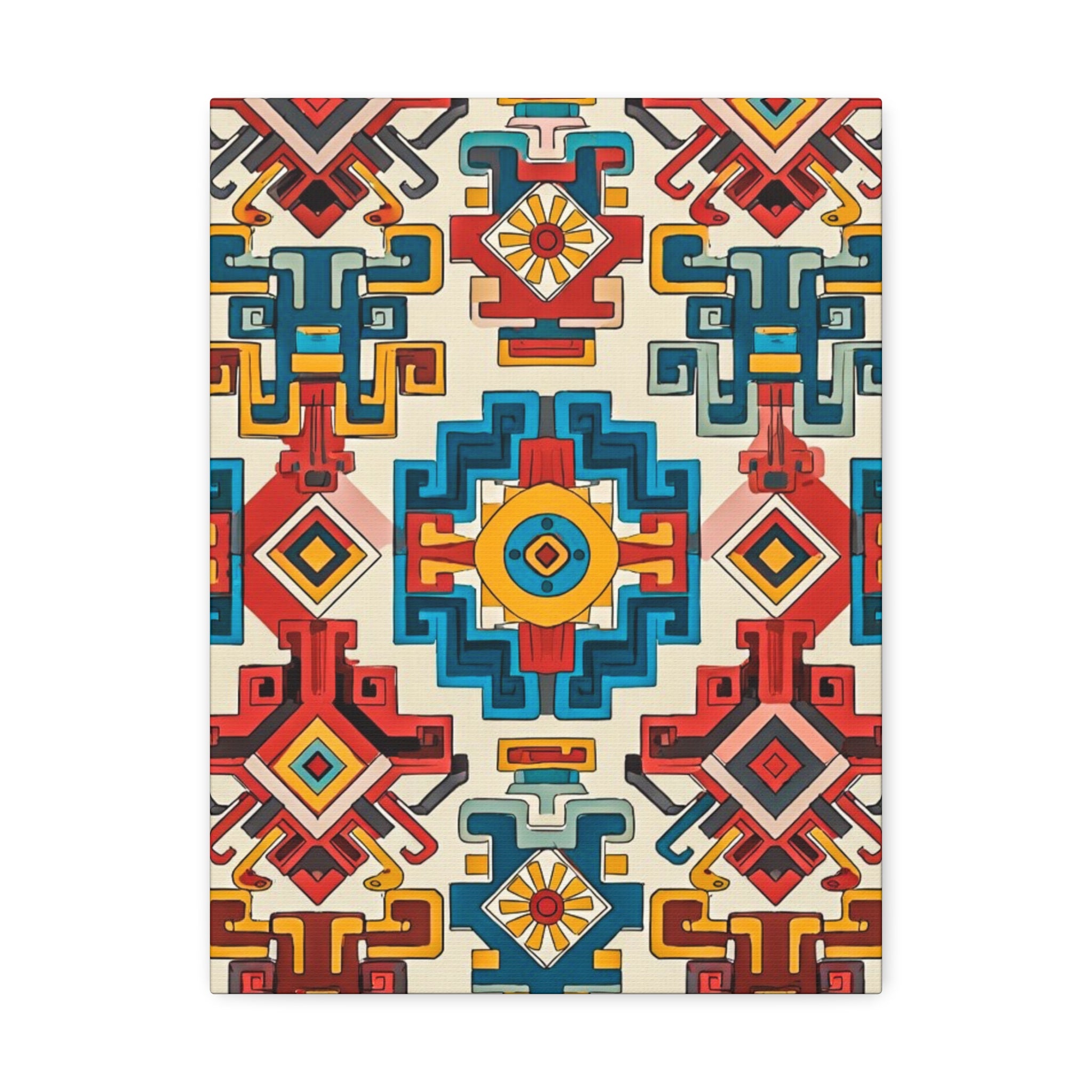 Southwestern Geometric Canvas Print