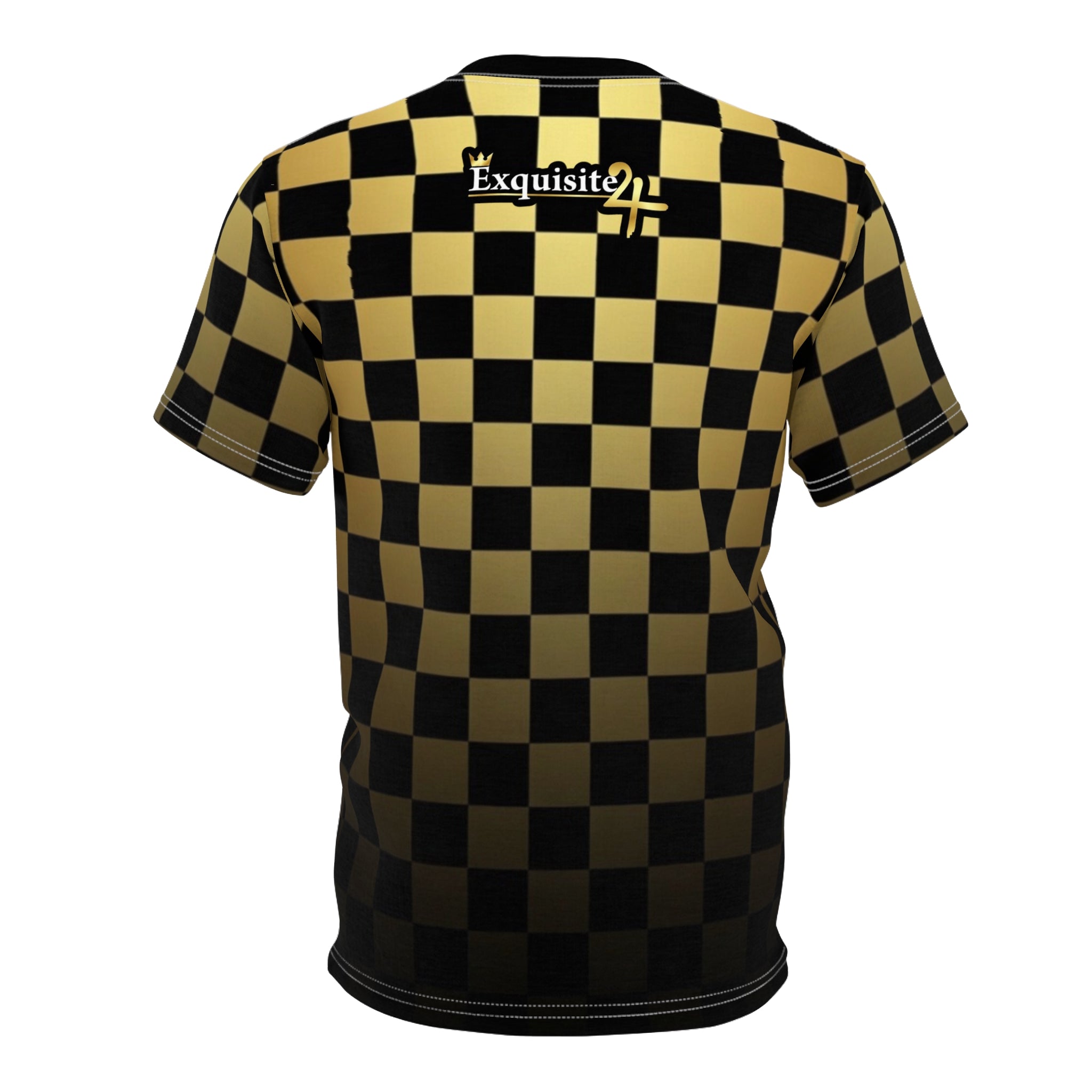 Exquisite 24 Gold Checkerboard Tee