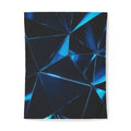 Geometric Blue Crystal Cotton Duvet Cover