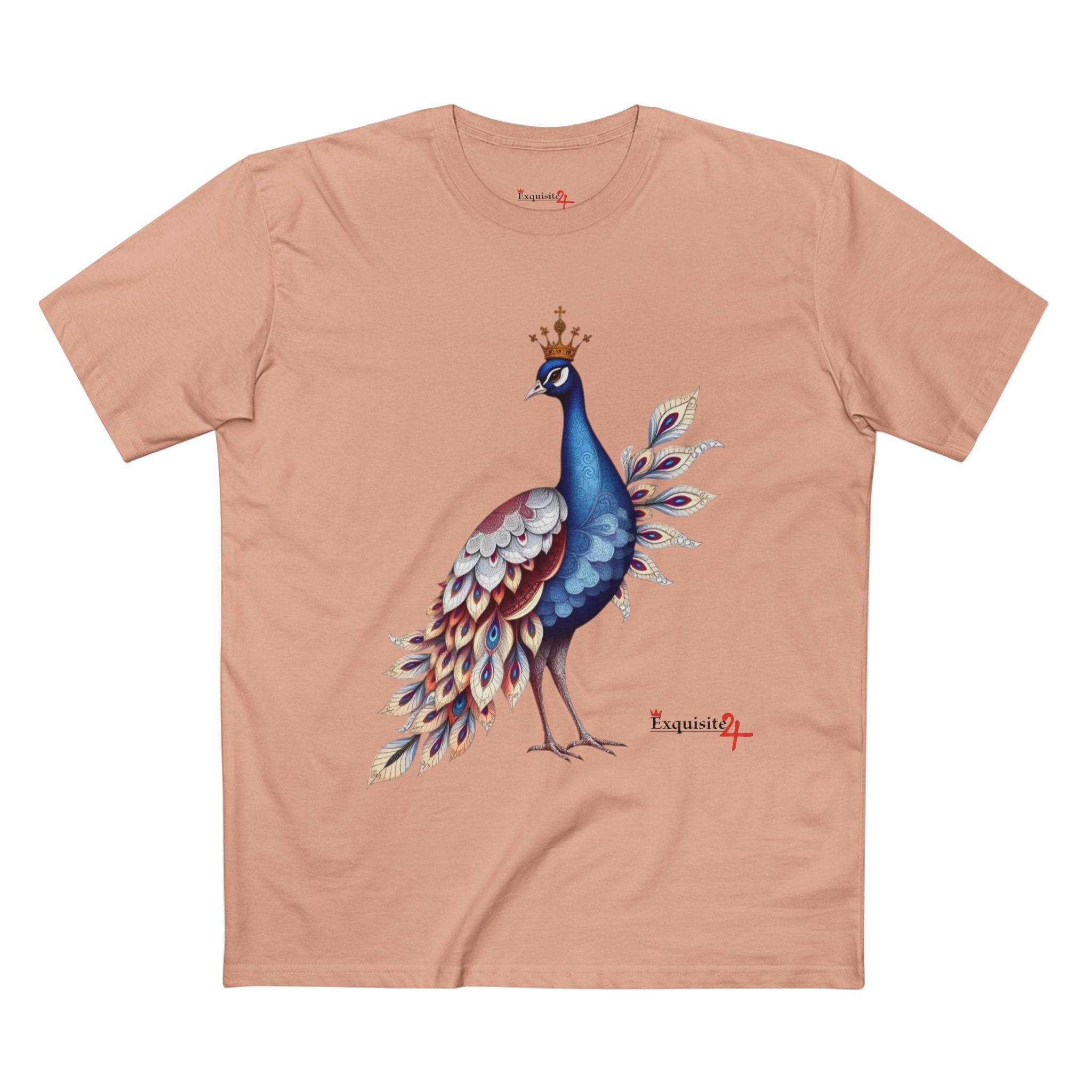 Watercolor Peacock Graphic Tee