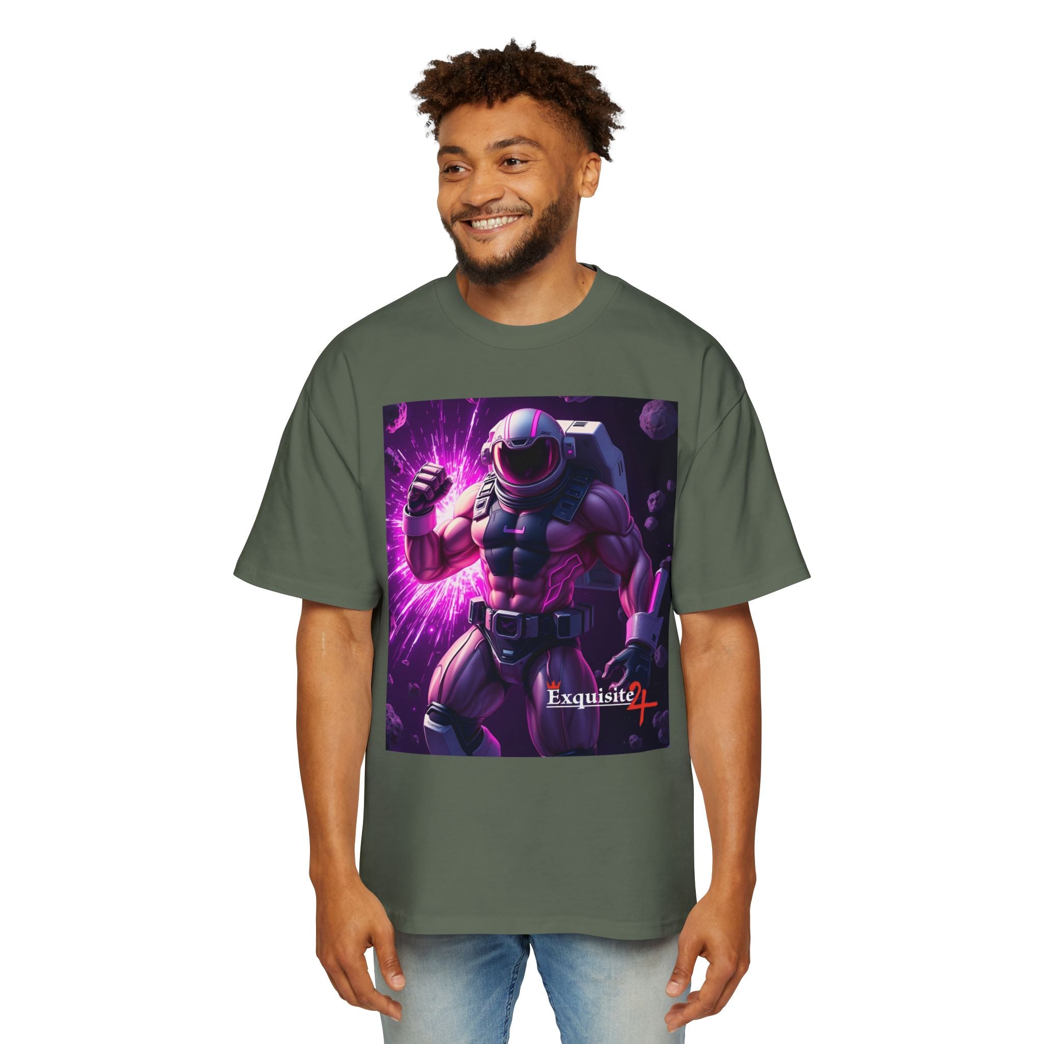 Astro Warrior Graphic Tee — Purple Space Ninja Gaming T-Shirt