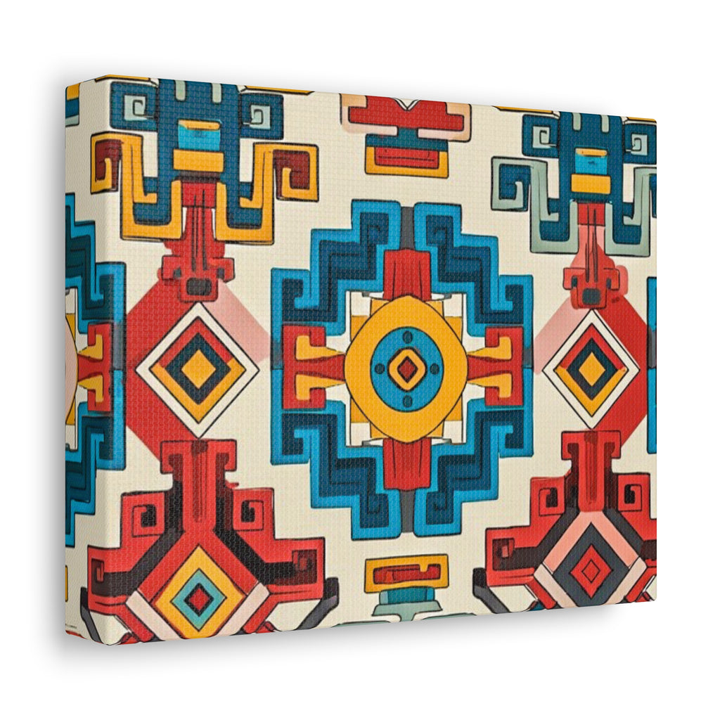 Southwestern Geometric Canvas Print
