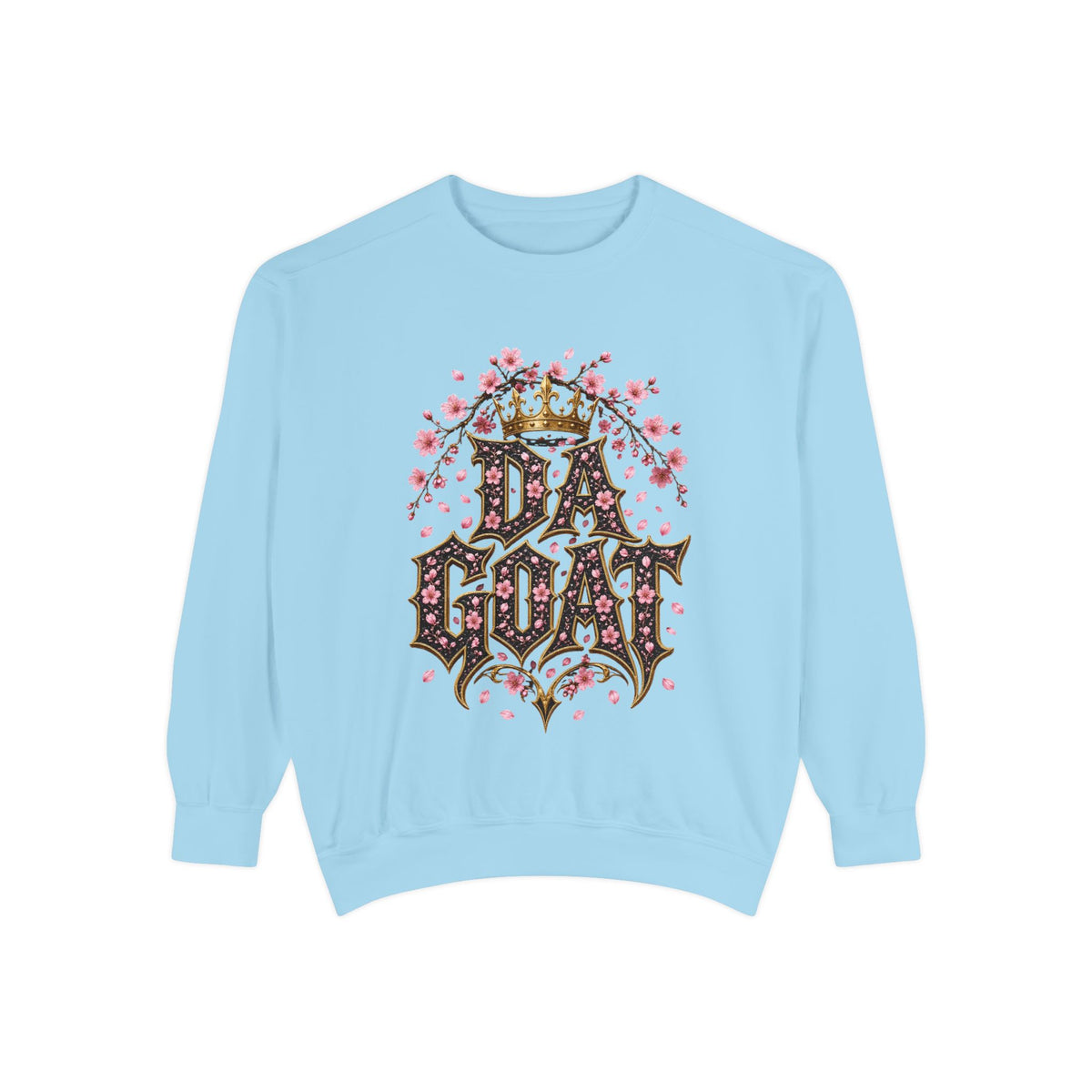 "DA GOAT" Floral Women's Graphic Sweatshirt