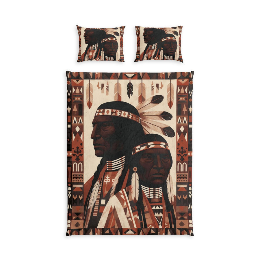 Tribal Chiefs Cotton Duvet Cover Set