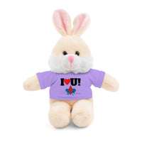 Red Diamond and Blue Roses Tee Plush