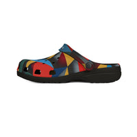 Abstract Geometric EVA Foam Clogs
