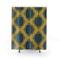 Bohemian Blue Medallion Shower Curtain
