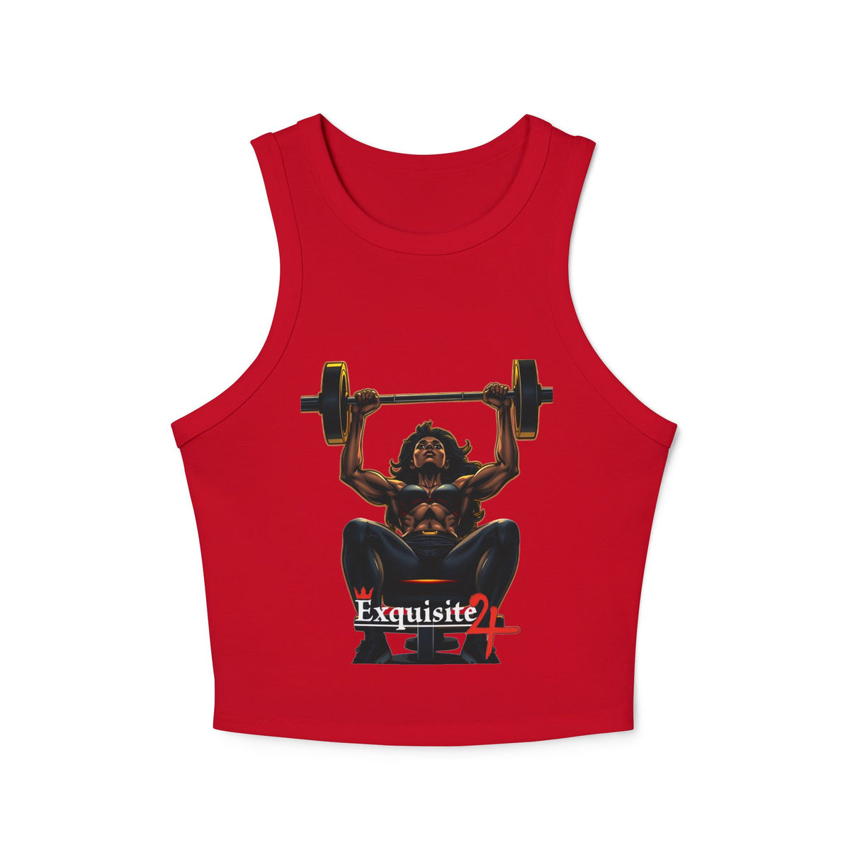 Women’s Weightlifting Graphic Racer Tank Top
