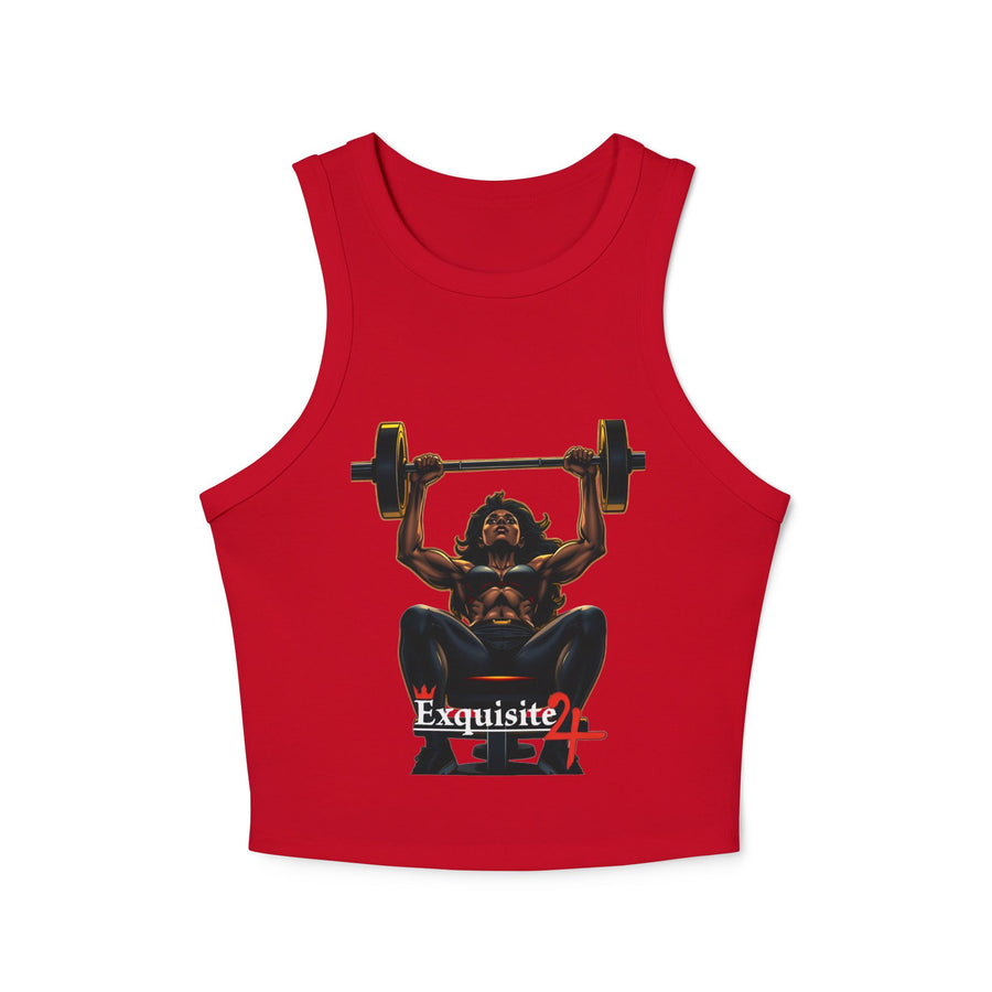 Women’s Weightlifting Graphic Racer Tank Top