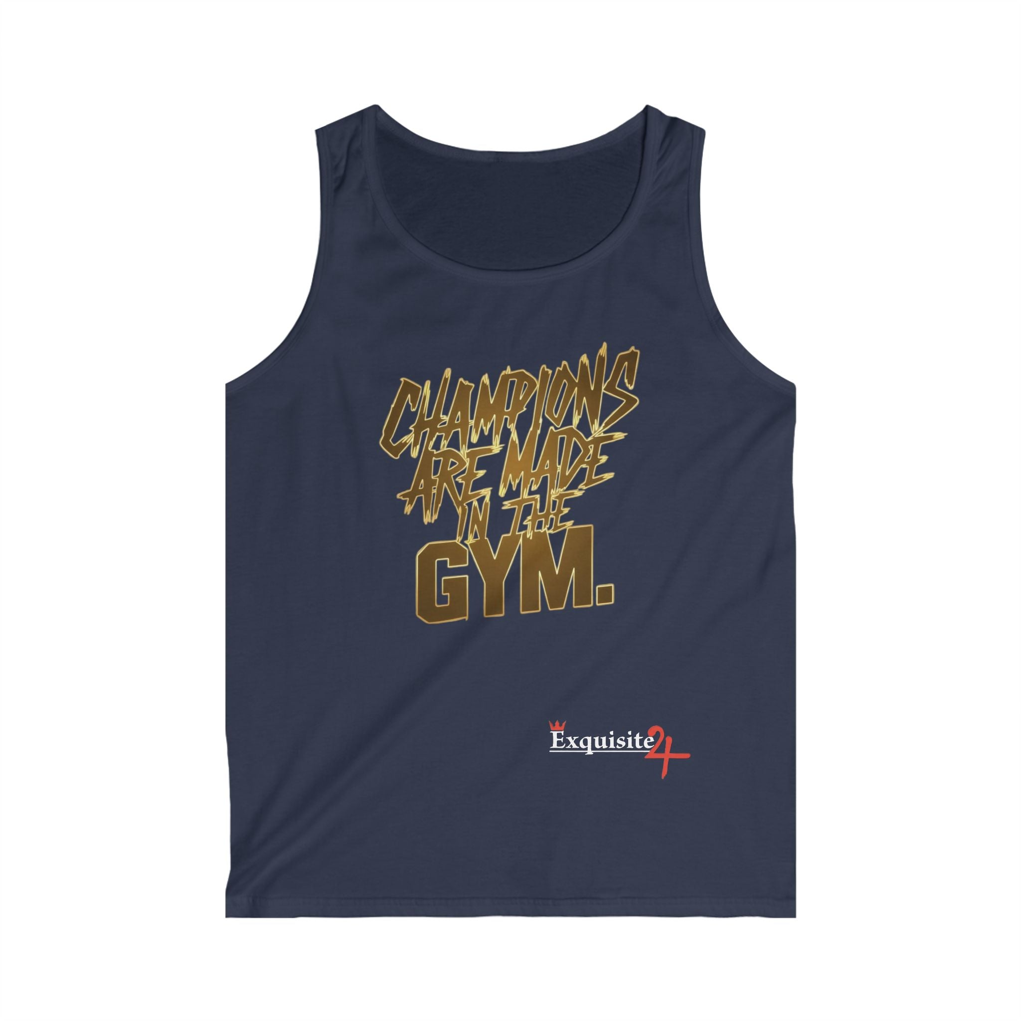 "Champions Are Made in the Gym" Motivational Workout Tank