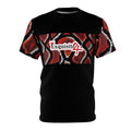 Exquisite 24 Red Snake Print Tee