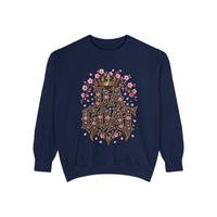 "DA GOAT" Floral Women's Graphic Sweatshirt