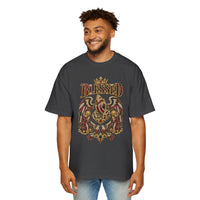 Paisley "BLESSED" Oversized Graphic Tee