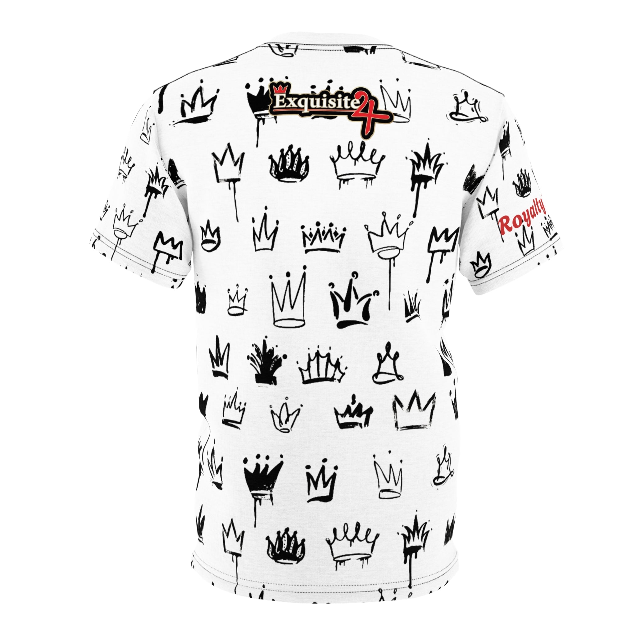 Crown Graffiti All-Over Print Tee — Exquisite 24 Logo