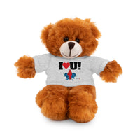 Red Diamond and Blue Roses Tee Plush