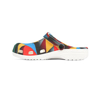 Abstract Geometric EVA Foam Clogs