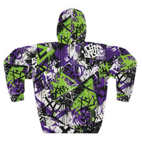 Green & Purple Graffiti Hoodie