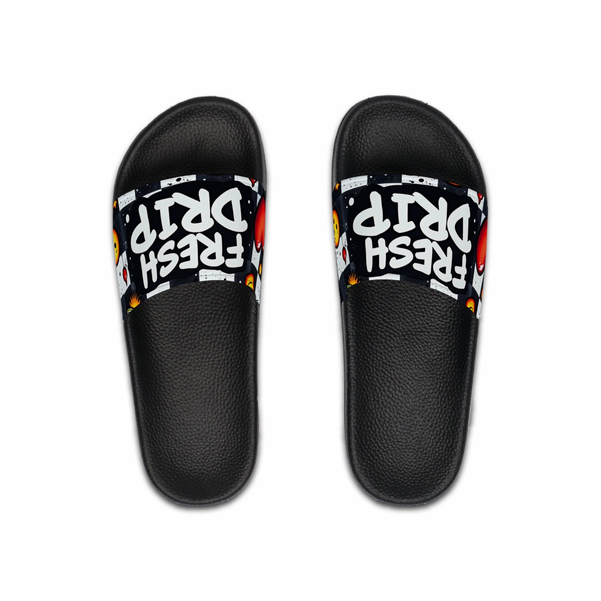 Fresh Drip Slide Sandals — Men's Graphic Pool & Beach Slides