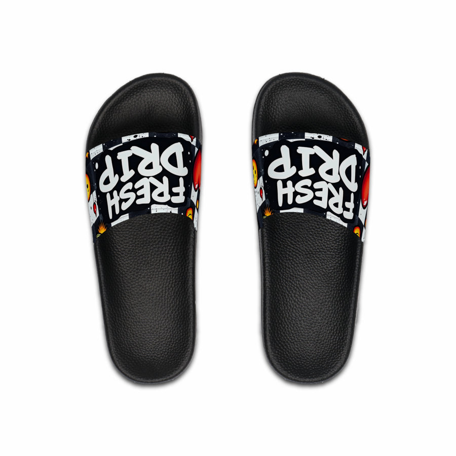 Fresh Drip Slide Sandals — Men's Graphic Pool & Beach Slides