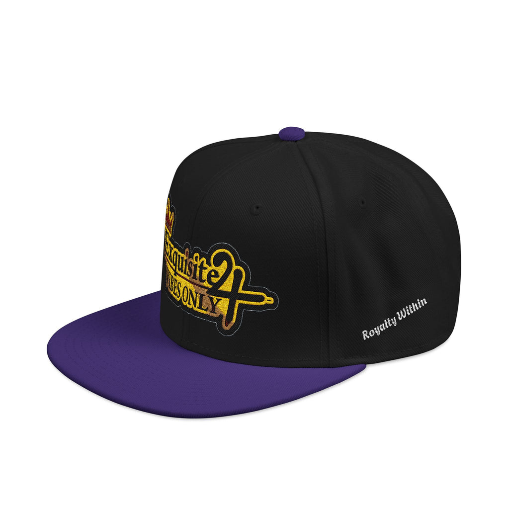 Exquisite 24 VIBES ONLY Embroidered Snapback Hat — Vintage Script Logo Streetwear Cap