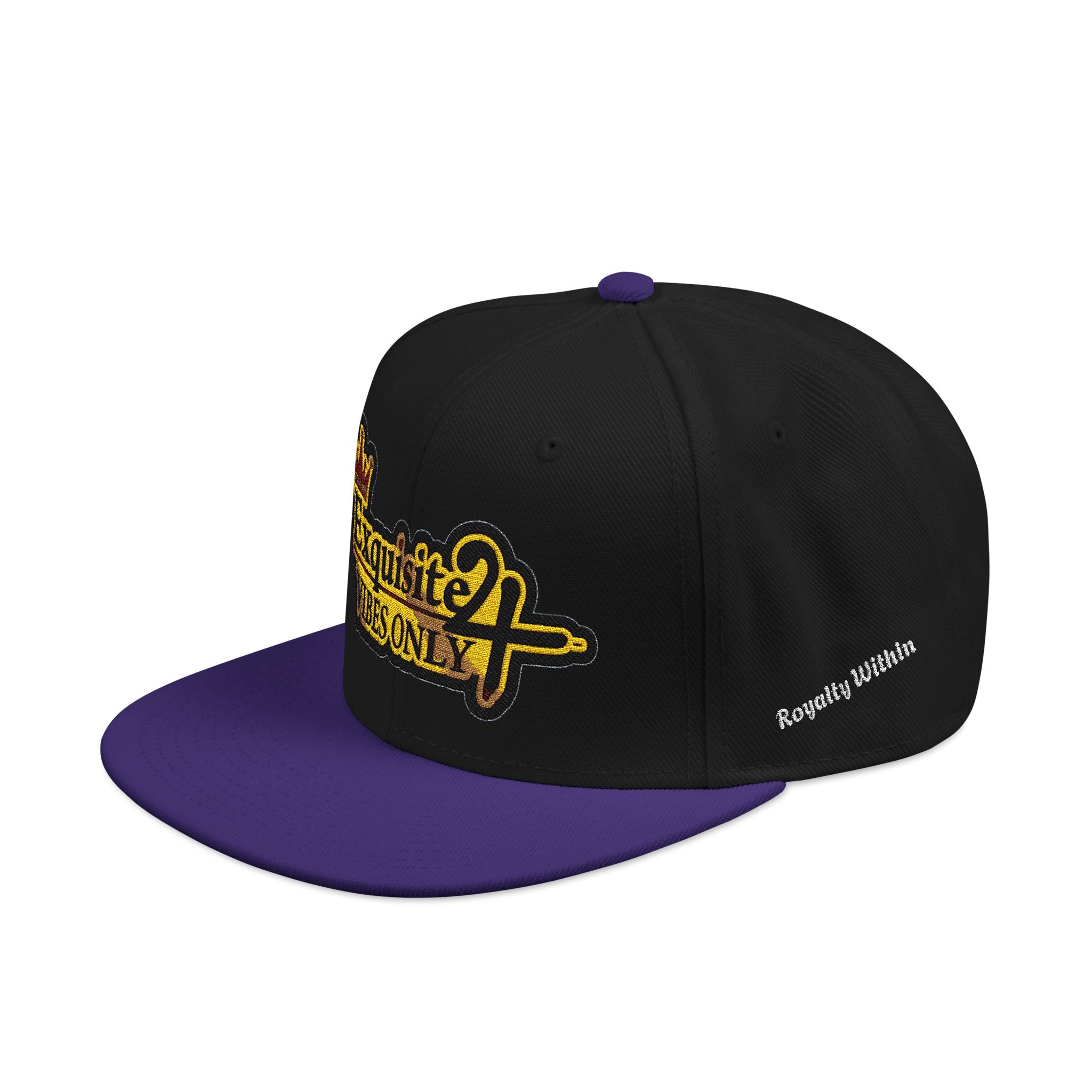 Exquisite 24 VIBES ONLY Embroidered Snapback Hat — Vintage Script Logo Streetwear Cap