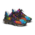 Women’s Mesh Sneakers — Vibrant Stained-Glass Athletic Shoes