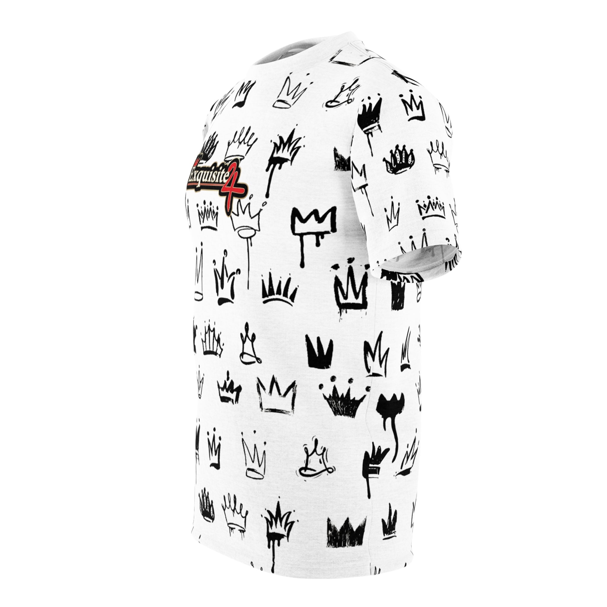 Crown Graffiti All-Over Print Tee — Exquisite 24 Logo