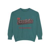 Exquisite 'Feel The Royalty Within' Sweatshirt — Crown Emblem Garment-Dyed Crewneck
