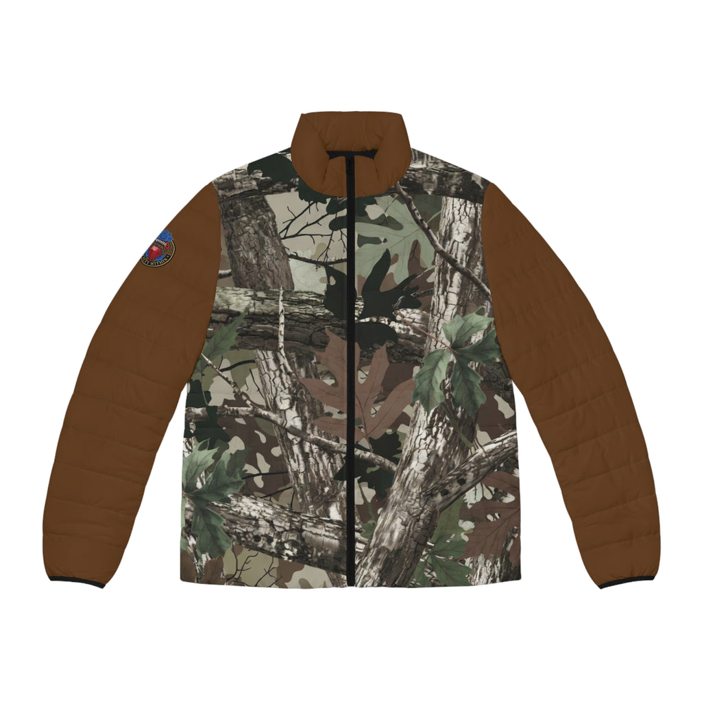 Camo Puffer Jacket — Men's Realtree-Inspired Outdoor Winter Coat
