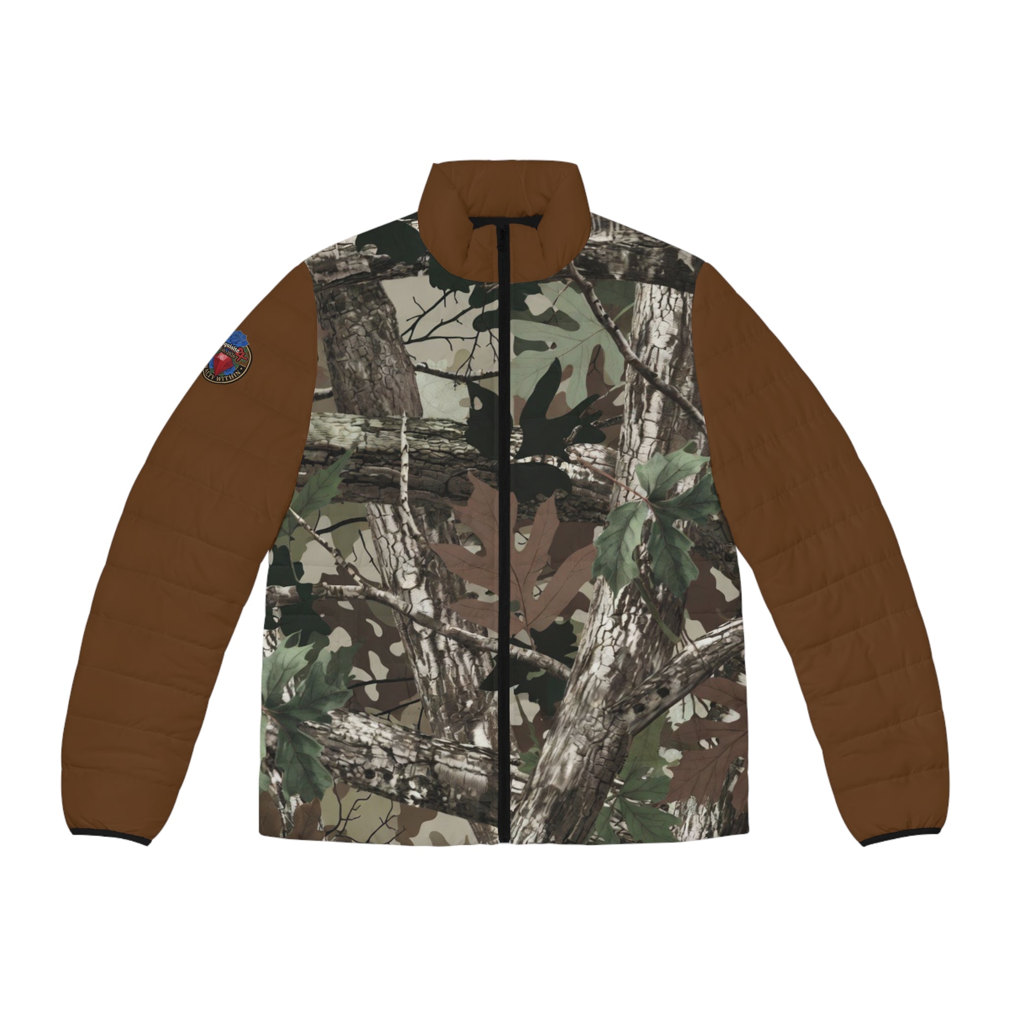 Camo Puffer Jacket — Men's Realtree-Inspired Outdoor Winter Coat